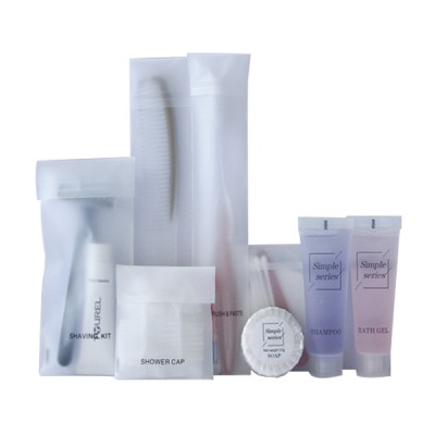 Free Sample Low MOQ Eco Friendly Bath and Body Works Custom Spa Hotel Guestroom Toiletries Amenities Set Supplies Pack