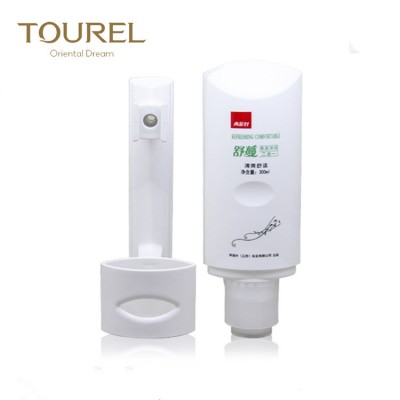 Hotel used liquid wall hair shampoo soap dispenser oem for hand and body washing